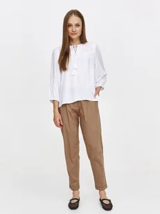 Romantyczna bluzka z haftem w stylu boho - Bluzki damskie - miniaturka - grafika 1