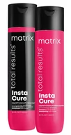 Zestawy kosmetyków damskich - Matrix Instacure, zestaw do włosów łamliwych z proteinami, szampon + odżywka - miniaturka - grafika 1