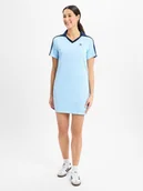 Sukienki - adidas Originals Damska sukienka na co dzień - Clesky Kobiety niebieski jednolity, S - miniaturka - grafika 1