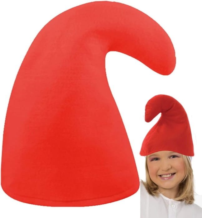 Czapka krasnala czerwona