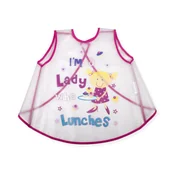 Śliniaki i fartuszki - Śliniak dziecięcy wodoodporny różowy Lady - miniaturka - grafika 1