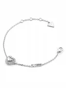 Bransoletki - Guess Beloved bransoletka srebrna damska JUBB05022JW (L) - miniaturka - grafika 1