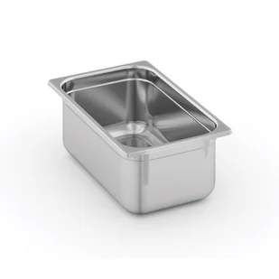 B2B Partner Pojemnik gastronomiczny ze stali nierdzewnej GN 1/1, 530x325x200 mm 434135 - Pojemniki i kosze gastronomiczne - miniaturka - grafika 1