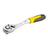 Gwintowniki - TOPEX Grzechotka odgięta 1/2", 255 mm - miniaturka - grafika 1