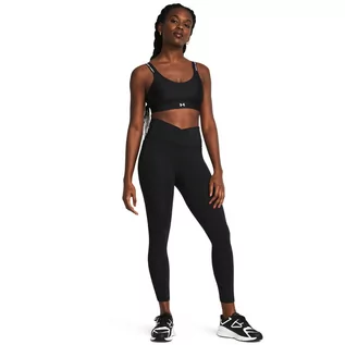 Spodnie sportowe damskie - Damskie legginsy treningowe Under Armour Meridian Crossover Ankle - czarne - UNDER ARMOUR - grafika 1