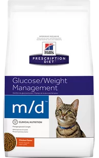 Hills Prescription Diet M/D Feline Weight Loss Diabetic 1,5 kg - Sucha karma dla kotów - miniaturka - grafika 1