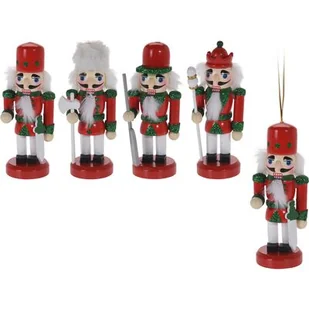 Zawieszka dziadek do orzechów różne wzory 9 cm - Ozdoby bożonarodzeniowe - miniaturka - grafika 1