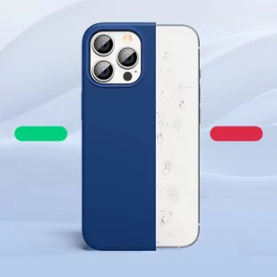 Ugreen Protective Silicone Case gumowe elastyczne silikonowe etui pokrowiec iPhone 13 Pro Max niebieski - Etui i futerały do telefonów - miniaturka - grafika 4