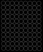 Pasmanteria - Koła grochy samoprzylepne, czarne z połyskiem, 2 cm, 99 sztuk - miniaturka - grafika 1