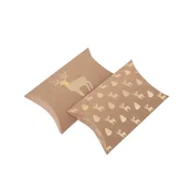 Opakowania i torebki na prezenty - Pudełka Pillow 15X13,5 Cm, Jeleń, 2 Szt. Dpcraft - miniaturka - grafika 1