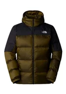 Kurtki męskie - THE NORTH FACE Męska kurtka puchowa Diablo, Moss Green Black Heathe, XXL - miniaturka - grafika 1