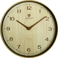 Zegary - Perfect Zegar ścienny Perfect FX-5847 Q11 brązowy 30 cm - miniaturka - grafika 1