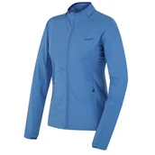 Bluzy sportowe damskie - Bluza damska Husky Tarp Zip Rozmiar: M / Kolor: jasnoniebieski - miniaturka - grafika 1