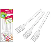 Naczynia i sztućce jednorazowe - Widelec Premium 6 sztuk Ravi - miniaturka - grafika 1