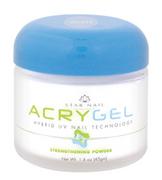 Manicure tytanowy - Acrygel puder biały 45 g U860-W - miniaturka - grafika 1