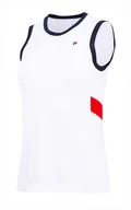 Koszulki sportowe damskie - Damski podkoszulek Fila  Top Lissy White/Navy S - miniaturka - grafika 1