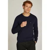 Swetry męskie - Calvin Klein Sweter | Regular Fit | z dodatkiem jedwabiu - miniaturka - grafika 1