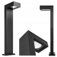 Lampy ogrodowe - Lampa LED Ogrodowa stojąca słupek 60cm zewnętrzna GX53 IP44 LED czarna - miniaturka - grafika 1