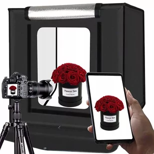 PULUZ Namiot bezcieniowy LED 40cm do fotografii produktowej 5907612211419 - Akcesoria fotograficzne - miniaturka - grafika 1