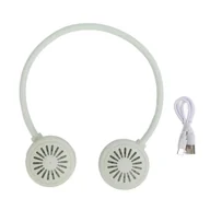 Akcesoria i części AGD - Przenośny wentylator bezłopatkowy z obrotem 360°, zielony - miniaturka - grafika 1