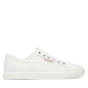 Tenisówki Calvin Klein Jeans Ess Vulc Low Mg Cv YM0YM01301 Biały - Trampki męskie - miniaturka - grafika 1