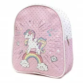 Plecaki szkolne i tornistry - Plecak dziecięcy brokat jednorożec różne kolory - miniaturka - grafika 1