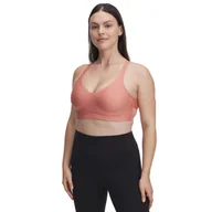 Bielizna sportowa damska - Biustonosz treningowy Under Armour UA Infinity Low 2.0 Bra - różowy - miniaturka - grafika 1