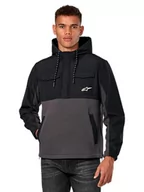 Kurtki męskie - Alpinestars Juncture Hybrid Jacket męska kurtka sportowa, kurtka outdoorowa dla mężczyzn, czarna/metalowo-szara, L - miniaturka - grafika 1