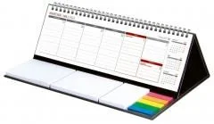 Kalendarz 2026 z notesem Maxi tygodniowy czarny - kalendarz - Kalendarze - miniaturka - grafika 1