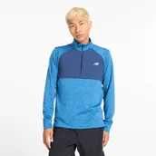 Bluzy męskie - Bluza męska New Balance MT43204HEB  niebieska - miniaturka - grafika 1