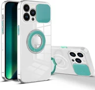 Etui i futerały do telefonów - Etui König Design kompatybilne z Apple iPhone 13 Pro - plastikowe, miękkie etui na telefon - miętowa zieleń - miniaturka - grafika 1