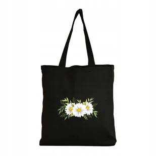Eko Torba Bawełniana na ramię Shopper Eco Torebka Zakupy Kwiaty Stokrotka - Torby i wózki na zakupy Eko Torba Bawełniana na ramię Shopper Eco Torebka Zakupy Kwiaty Stokrotka - Torby i wózki na zakupy - miniaturka - grafika 1
