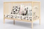 Łóżeczka i kojce - Łóżeczko dziecięce Dominik sosna 120x60 - miniaturka - grafika 1