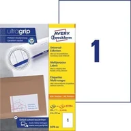 Etykiety do drukarek - Etykiety Zweckform 210x297 Trwałe 220ARK Etykiet Białe 200 Arkuszy + 20 Arkuszy EXTRA BL/ZW538 - miniaturka - grafika 1