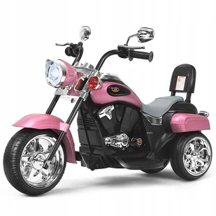 Motor Costway różowy do 30 kg - Pojazdy elektryczne dla dzieci - miniaturka - grafika 1