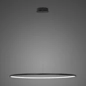 Lampy sufitowe - Lampa wisząca Ledowe Okręgi No.1 Φ100 cm in 3k czarna ściemnialna Altavola Design - miniaturka - grafika 1