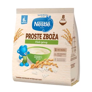 NESTLE PROSTE ZBOŻA KLEIK RYŻOWY PO 6 MIESIĄCU 144G - Kaszki dla dzieci - miniaturka - grafika 1