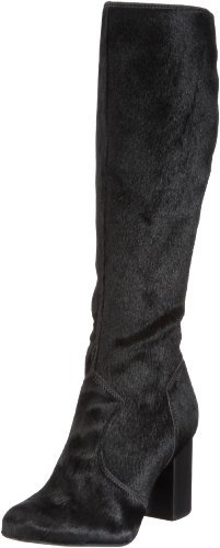 Buffalo London Kozaki Pony Hair, czarny - Czarny Czarny 01-40 EU
