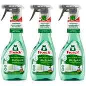 Płyny do mycia szyb - Frosch Płyn do mycia szyb Bio Spirit Zestaw 3 x 500 ml - miniaturka - grafika 1