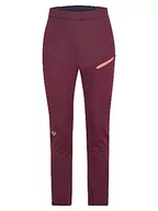 Spodnie damskie - Ziener NABELLE damskie spodnie softshellowe, do biegów, wiatroszczelne przód, elastyczny tył, Velvet Red, 36 - miniaturka - grafika 1