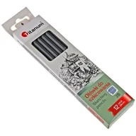 Przybory szkolne - Ołówki do szkicowania 2B 12szt - Titanum - miniaturka - grafika 1