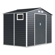 Altany ogrodowe - Domek Na Narzędzia Montreal 9X6 Cold Grey - miniaturka - grafika 1