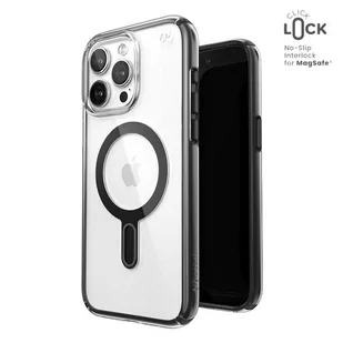 Speck Presidio Perfect-Clear ClickLock & Magsafe - Etui iPhone 15 Pro Max (Clear / Frosted Black / Slate Grey) - Etui i futerały do telefonów Speck Presidio Perfect-Clear ClickLock & Magsafe - Etui iPhone 15 Pro Max (Clear / Frosted Black / Slate Grey) - Etui i futerały do telefonów - miniaturka - grafika 1