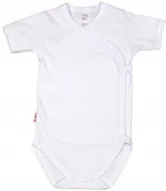 Body dla niemowląt - Body KOPERTOWE K/R 100% Bawełna BIAŁE r 74 KLEKLE - miniaturka - grafika 1