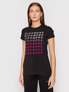 Koszulki i topy damskie - John Richmond T-Shirt Worland UWA21018TS Czarny Regular Fit - grafika 1
