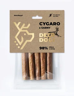 Deer Dog! - Cygaro z sarny – przekąska 5 szt - Mokra karma dla psów - miniaturka - grafika 1
