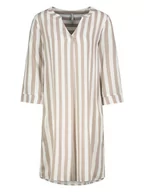 Sukienki - Sublevel Sukienka w kolorze beżowo-białym - miniaturka - grafika 1