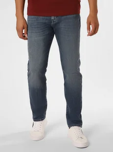 BOSS Orange Jeansy Mężczyźni Bawełna niebieski jednolity, 30-32 - Spodnie męskie - miniaturka - grafika 1