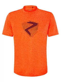 Koszulki sportowe męskie - Ziener Koszulka sportowa "Nolaf" w kolorze pomarańczowym - grafika 1