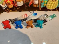 Breloki - Brelok miś z zawieszką Mix - miniaturka - grafika 1